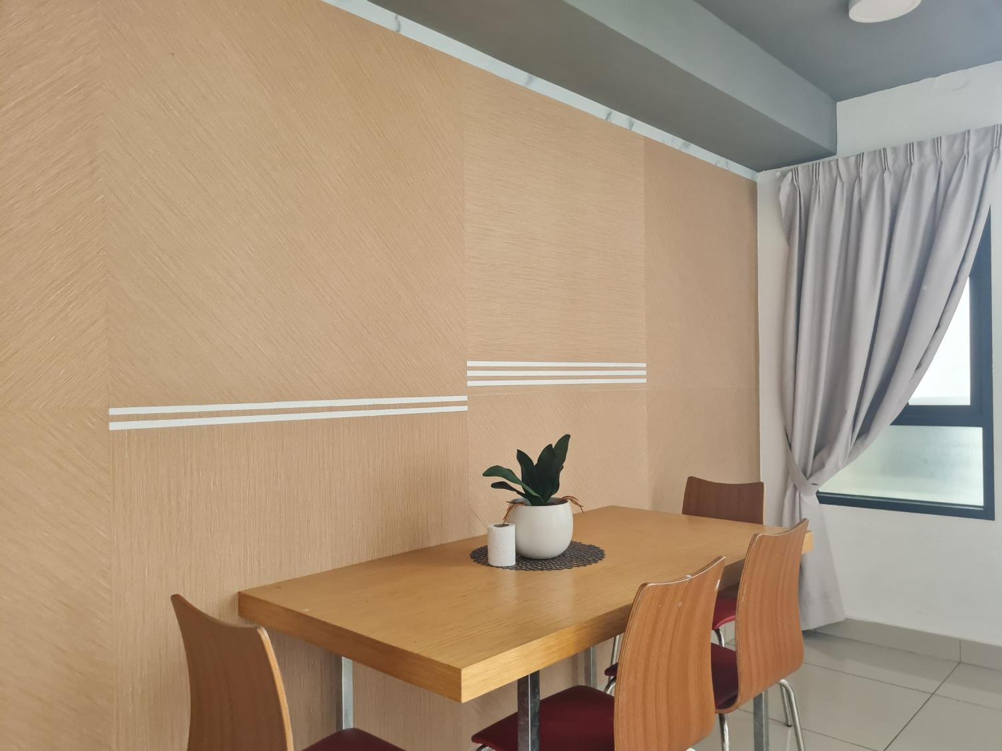 Solstice Service Apartment CYBERJAYA WiFi Netflix KLIA Bilik gambar